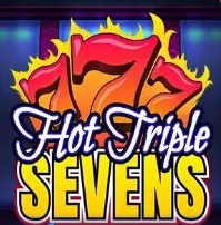 Hot Triple fruit slot with flaming sevens and cherries