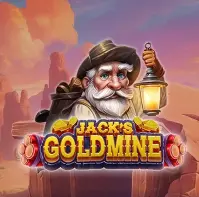 Jack's Goldmine slot with a miner and a cave of gold
