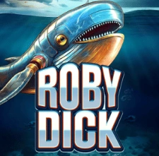 Roby Dick slot with a mechanical robotic whale underwater