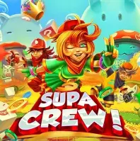 Supa Crew slot with a team of cartoon casino characters