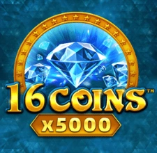 16 Coins slot thumbnail with a large blue diamond and x5000 badge