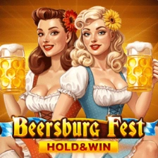 Beersburg Fest Hold & Win Oktoberfest slot with beer steins