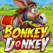 Bonkey Donkey cartoon slot featuring a lucky donkey