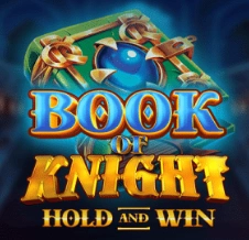 Book of Knight Hold and Win slot with an ornate green medieval book