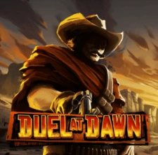 Duel at Dawn western slot with a cowboy in a desert sunrise