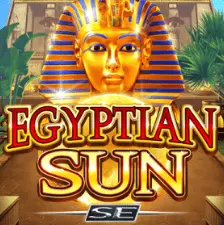 Egyptian Sun slot with a golden sun over ancient temples