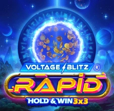 Rapid Voltage Blitz Hold & Win 3x3 slot with a cosmic coin portal