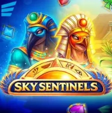 Sky Sentinels sci-fi slot with aerial guardians in the clouds