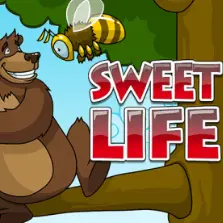 Sweet Life slot with a candy-land bonus theme
