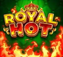 Royal Hot fruit slot with a crown and flaming sevens
